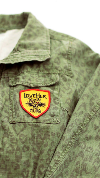 Leave Her Wild Iron-on Patch
