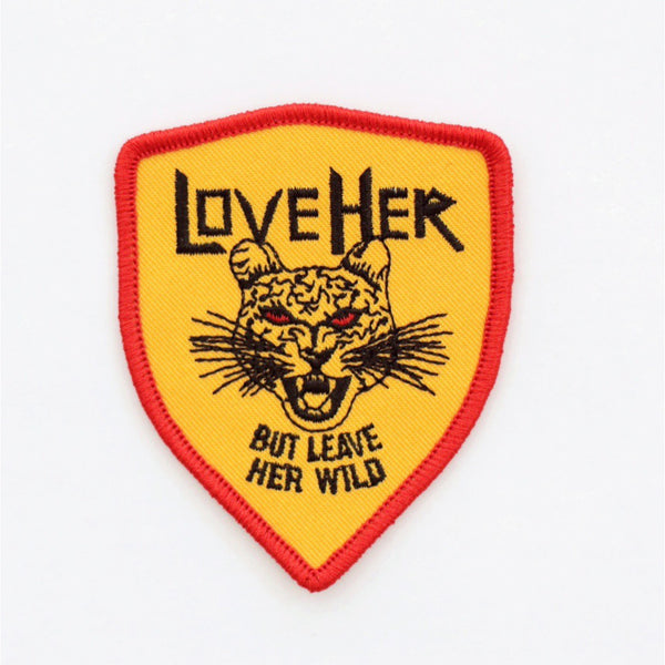 Leave Her Wild Iron-on Patch
