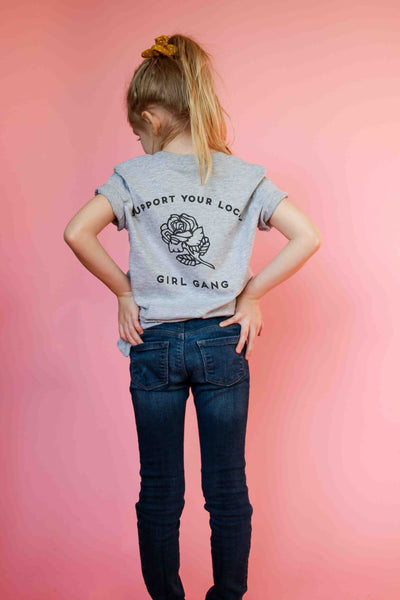 Kids Support Your Local Girl Gang Tee